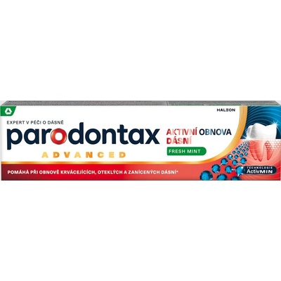 Parodontax Advanced Aktívna obnova ďasien Fresh Mint 75 ml