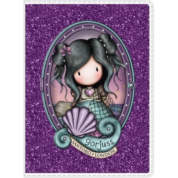 Santoro Малка блестяща тетрадка Gorjuss Making Waves - Lost At Sea, 60 листа, широки редове (843GJ11)