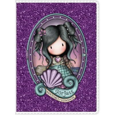 Santoro Малка блестяща тетрадка Gorjuss Making Waves - Lost At Sea, 60 листа, широки редове (843GJ11)