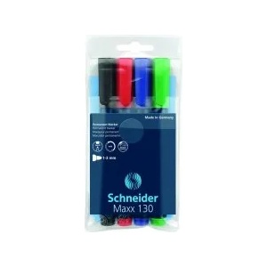 Schneider Перманентен маркер 130 Maxx 4 цвята