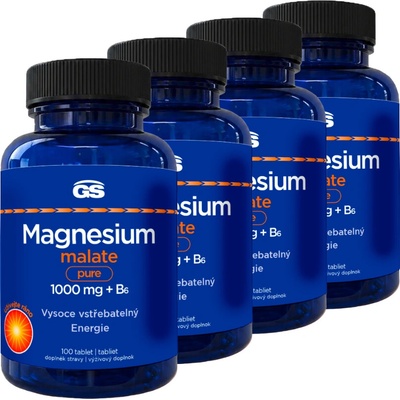 GS Magnesium Malate Pure 1000 mg + B6 4 x 100 tablet