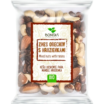 Bonitas Bio Zmes orechov s hrozienkami 100 g