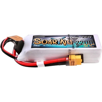Gens ace G-Tech Soaring 2200mAh 14.8V 30C 4S1P Lipo Battery Pack with XT60 plug