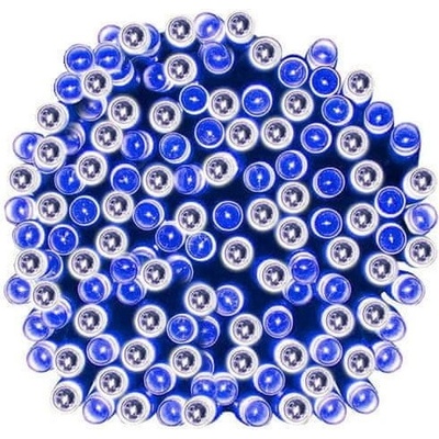CoolCeny Vánoční osvětlení 100 LED Řetězy v 10 barvách o délce 10 metrů. Bílo-modrý