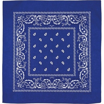 Image 1 of MFH Шал, кралско синьо-бяло, приблизително 55 x 55 cm, памук (16403H)