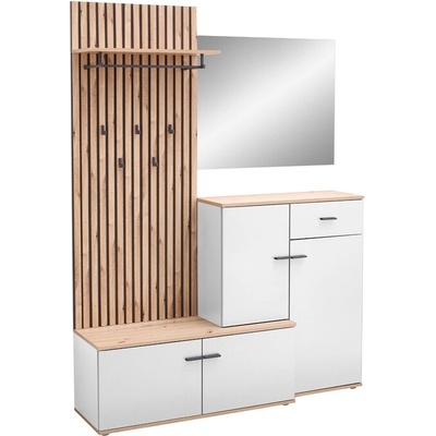Sconto Predsieňová zostava FLYNT dub artisan/biela