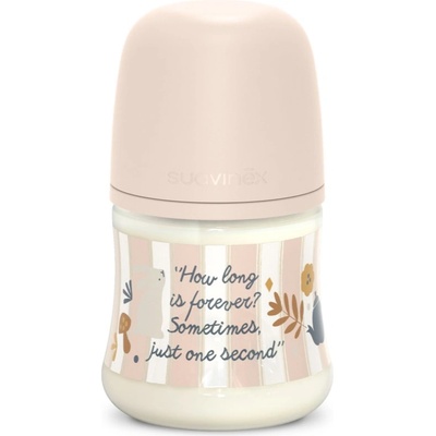 Suavinex Wonderland SX Pro Physiological Anti-Colic бебешко шише S Slow Flow 0 m+ Pink 150ml