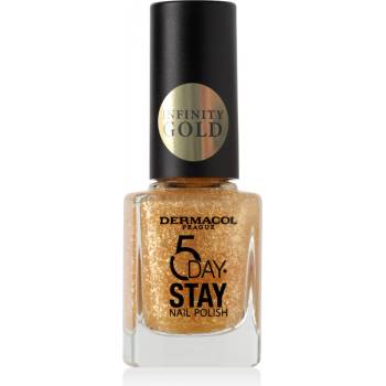 Dermacol Infinity 5 Day Stay dlhotrvajúci lak na nechty 63 Gold 11 ml