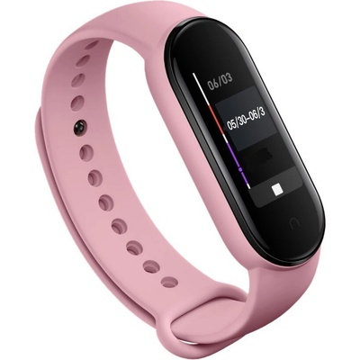 Xiaomi Mi Band 5/6 náhradný náramok Pastelovo ružová MBS5-PARU