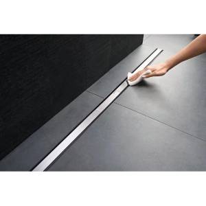 Geberit Комплект душ канал Geberit CleanLine 65-90 мм плюс капак 30-90 см, черен метал с черен кант (154.152.00.1+154.450.00.1)