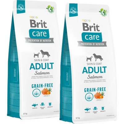 Brit Care Grain-free Adult Salmon 2 x 12 kg