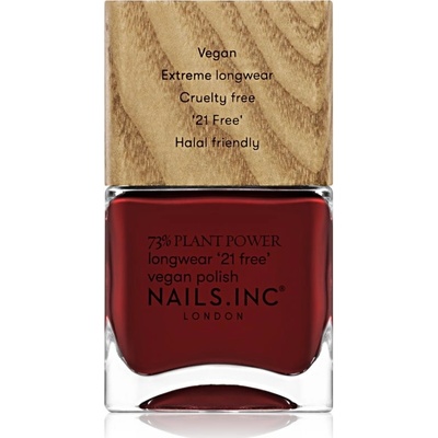 Nails Inc. Plant Power dlouhotrvající lak na nehty odstín Swear By Salutation 14 ml