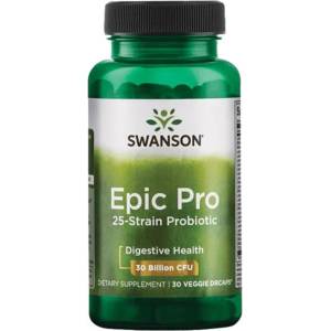 Swanson Epic-Pro 25-Strain Probiotic, 30 капсули, Swanson (SWA030)