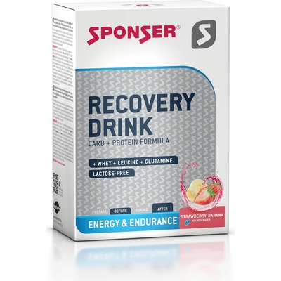 Sponser Sport Food Recovery Drink с ягода и банан - 20x 60g