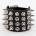Black & metal гривна spikes 4 - bwz-185
