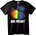 NOONEBRAND Тениска Пчела Гордост Дъга - 7XL, Black
