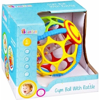 Bam Bam Gumová gule s chrastítkem