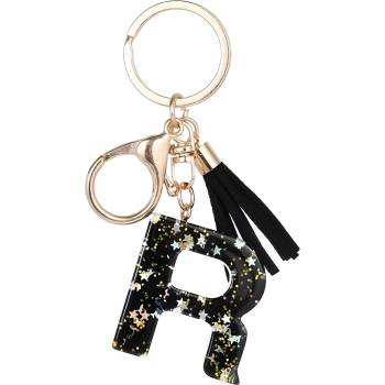 HARAHU Ключодържател Азбука - r / Черна kp37788 (37788)