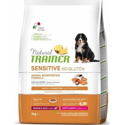 Trainer Natural Sensitive Salmon Puppy & Junior Medium & Maxi 3 kg