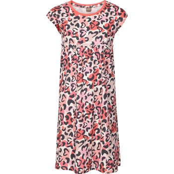 NAX Детска лятна рокля nax NAX LOFO джорджия праскова NAX | Cherven | Момичешки | 104/110