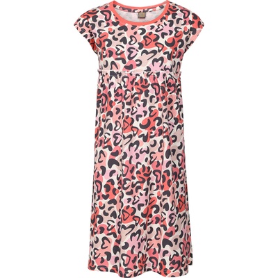 NAX Детска лятна рокля nax NAX LOFO джорджия праскова NAX | Cherven | Момичешки | 104/110