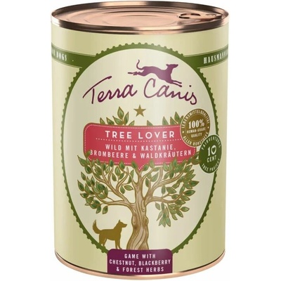 Terra Canis Tree Lover Game with chestnut blackberry and forest herbs 400 g
