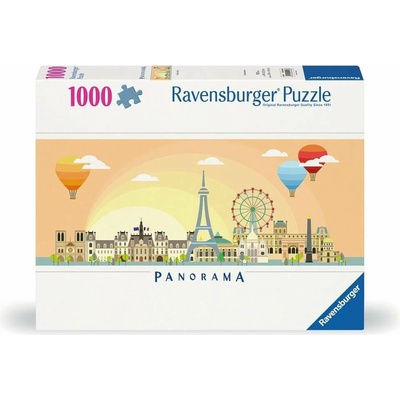 RAVENSBURGER Panoramatické Den v Paříži 1000 dielov