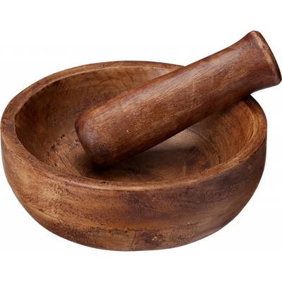 Excellent Hmoždíř s tloučkem mangové dřevo 15 x 15 x 5 cm – Zboží Dáma