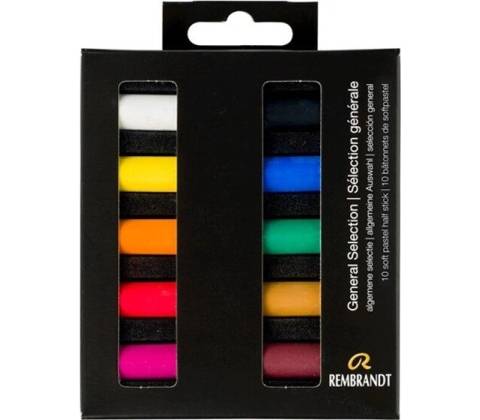 Rembrandt suché pastely 10 ks