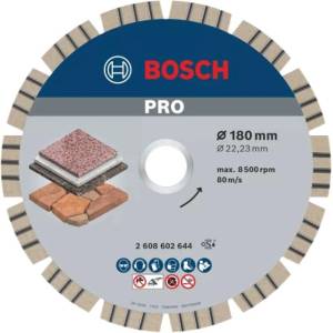 Bosch - Диамантен режещ диск за камък 180x22, 23 мм 2608602644 (2608602644)