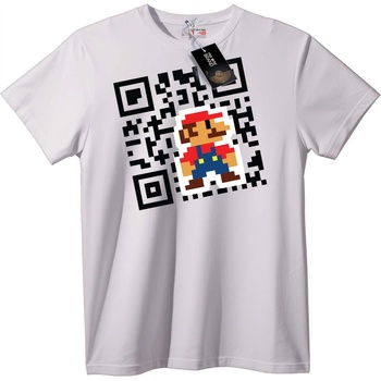 NOONEBRAND Тениска Mario Пиксел QR - S, Black