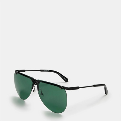 Off-White Слънчеви очила OFF WHITE Men's Paxson Rectangle Sunglasses - Black/Green