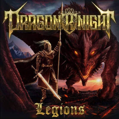 Dragonknight - Legions (Red with Black Marble Coloured) (LP) (8025044045918)
