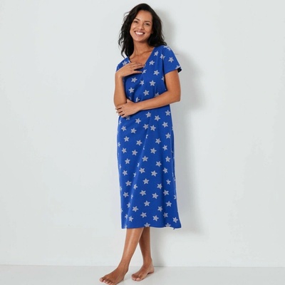 dlouhá košile s krátkými rukávy a potiskem hvězdiček tmavě modrá – Hledejceny.cz