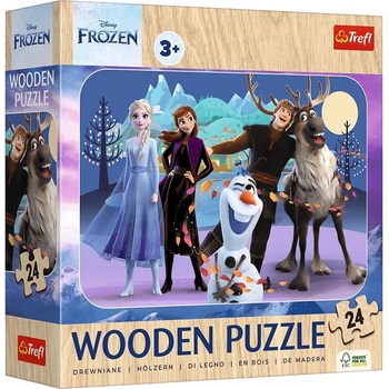 Trefl - Puzzle Wooden puzzle: Frozen - 1 - 39 piese