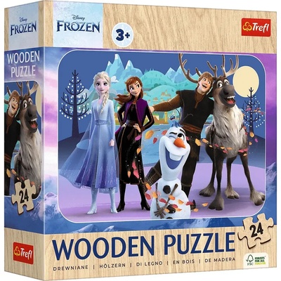 Trefl - Puzzle Wooden puzzle: Frozen - 1 - 39 piese