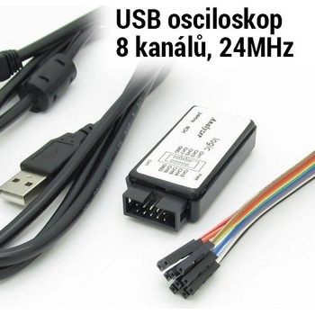 Neven SL-USB8CH logický analyzátor USB osciloskop 8 kanálů 24MHz
