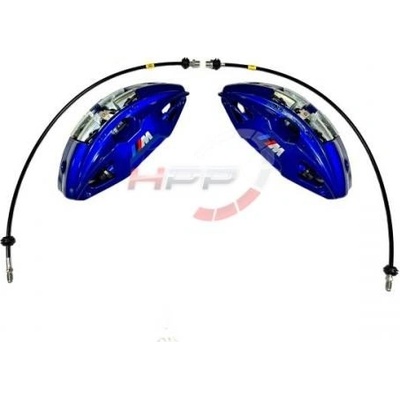 Přední 4-pístové brzdové třmeny Brembo BMW E23 / E28 / E32 / E34 / E38 / E39 / E60 / E61 / E63 / E64 pro kotouče 348x36mm (modré 34116891273 / 34116891274)