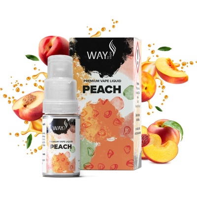 WAY to Vape Peach 10 ml 0 mg