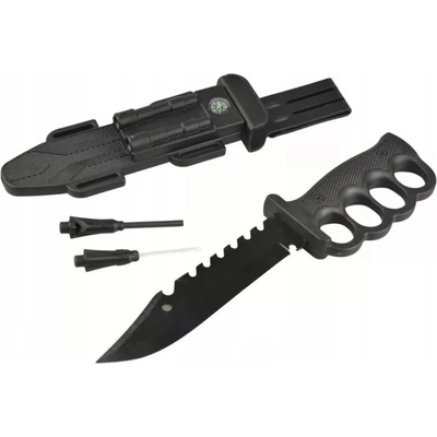 FOXTER Taktický vojenský survival bowie kresadlo puzdro 33cm