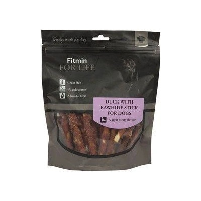 FFL dog treat duck with rawhide stick 400 g