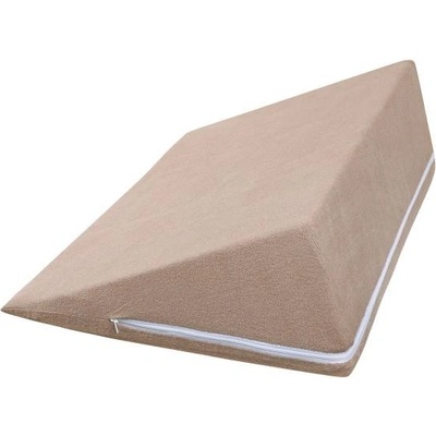 Bellatex Klínový podhlavník Hnědá 80x50x20