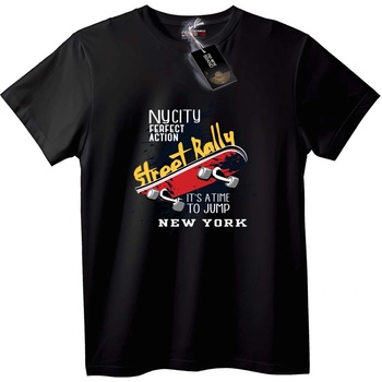NOONEBRAND Тениска Улично Рали NYC - 2XL, White