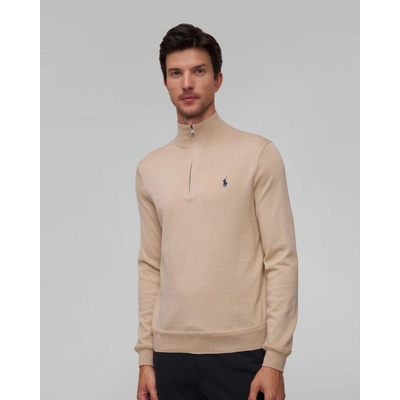 Polo Ralph Lauren pánsky vlnený sveter béžový