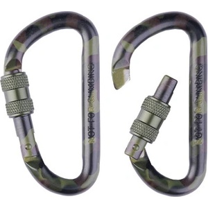 Mil-Tec Тактически карабинер 80 mm woodland чифт (15922080)