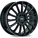 MSW 30 8x18 5x112 ET30 gloss black+diamond lip