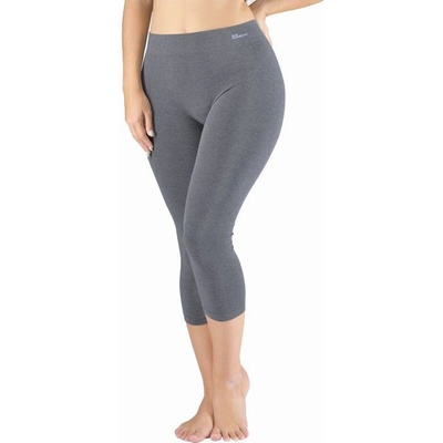 Gina legíny 3/4 bezešvé Eco Bamboo 95032P šedá bílá