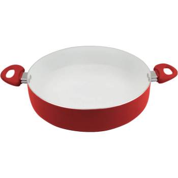 Elekom Ниска тенджера 30 см, Керамично незалепващо покритие, Индукционно дъно