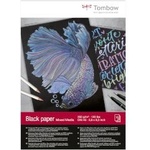 Tombow Пад черна хартия А5 250г 15листа