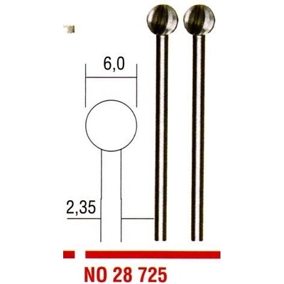 Proxxon MICROMOT Stopková fréza 6mm, 2 ks 28725 P